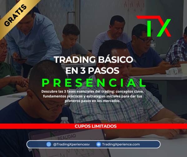 Trading Básico en 3 pasos - Presencial El Salvador